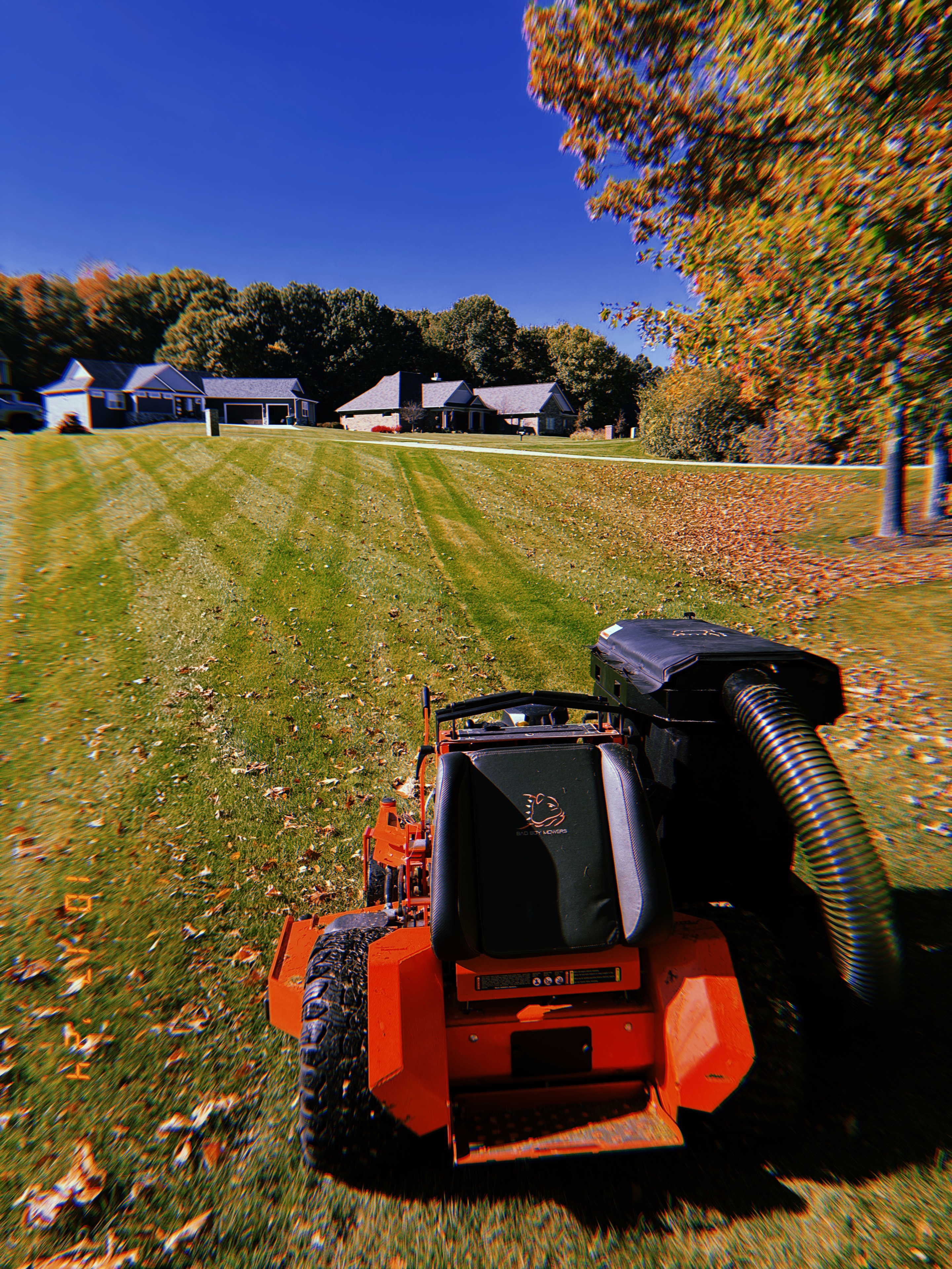 Consistent mowing with crisp edging — the standard on every Northern Stripes visit.